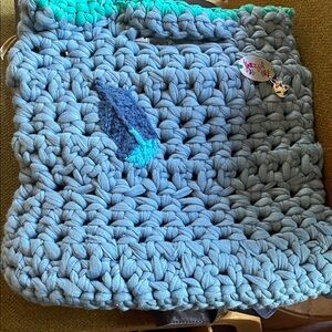 Colorful Knit Laptop Bag